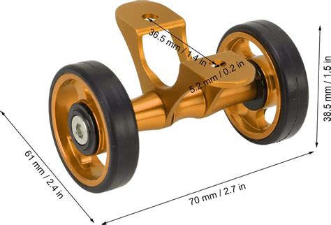 Buy SPYMINNPOO Bicycle Mudguard Wheel, Mudguard Easywheel Rollers ...