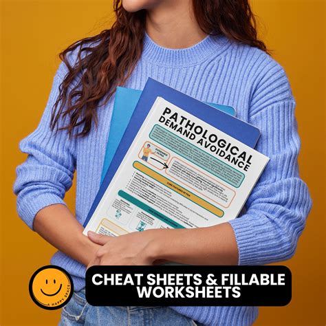 Pathological Demand Avoidance Worksheets PDA Pervasive Drive for ...