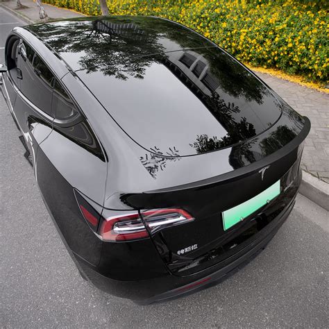 Buy Bomely Fit Tesla Model Y Spoiler Wing Performance Car Rear Spoiler ...