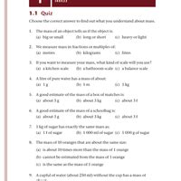 Textbook: Mass (Term 3) - Mathematics for Grade 6 PDF Download