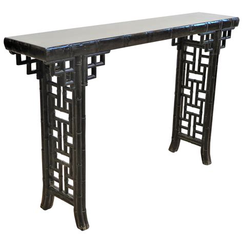 Walnut Sputnik Console Table For Sale at 1stDibs