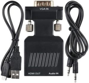 VIBOTON TV-out Cable VGA to HDMI Converter, VGA Male to HDMI Female ...