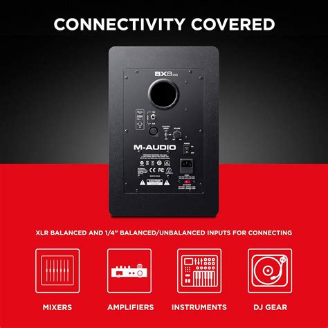 M-Audio BX8-D3 8-Inch Powered Studio Reference Monitor – GOLCHHA COMPUTERS