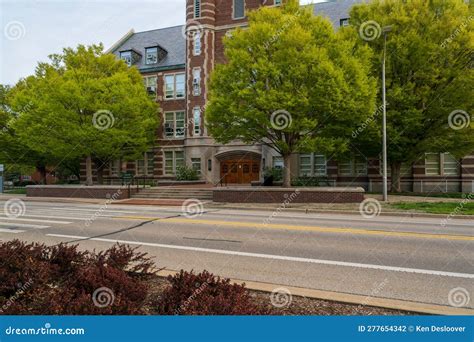 East Lansing MI - May 6, 2023: Entrance To Berkey Hall on the Michigan State University Campus ...
