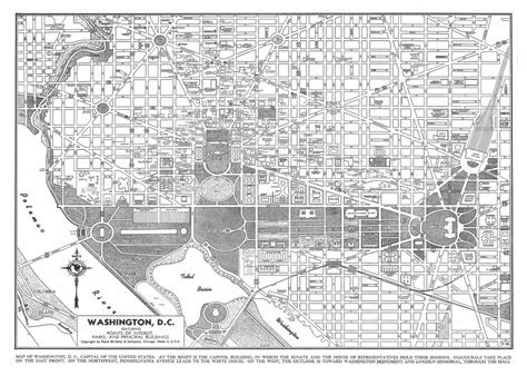 Road Map Washington Dc
