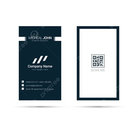 Vertical Business Card Design 的图像结果
