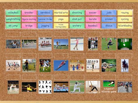 Types of Sports 的图像结果