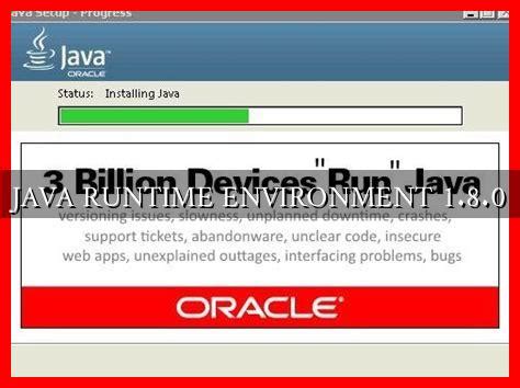 Java Runtime Environment 1.8.0 Install 的图像结果