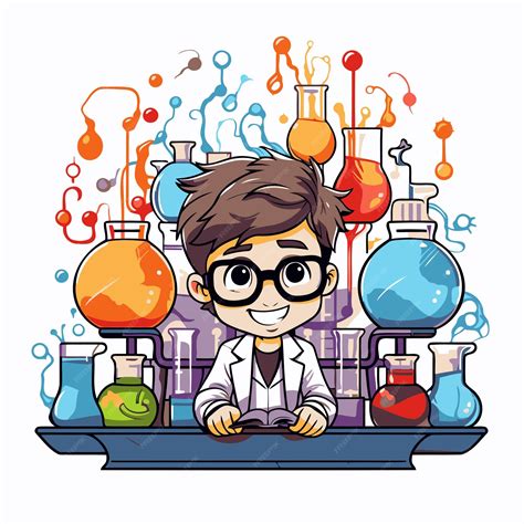 Biotechnology Lab Experiment Cartoon Image 的图像结果