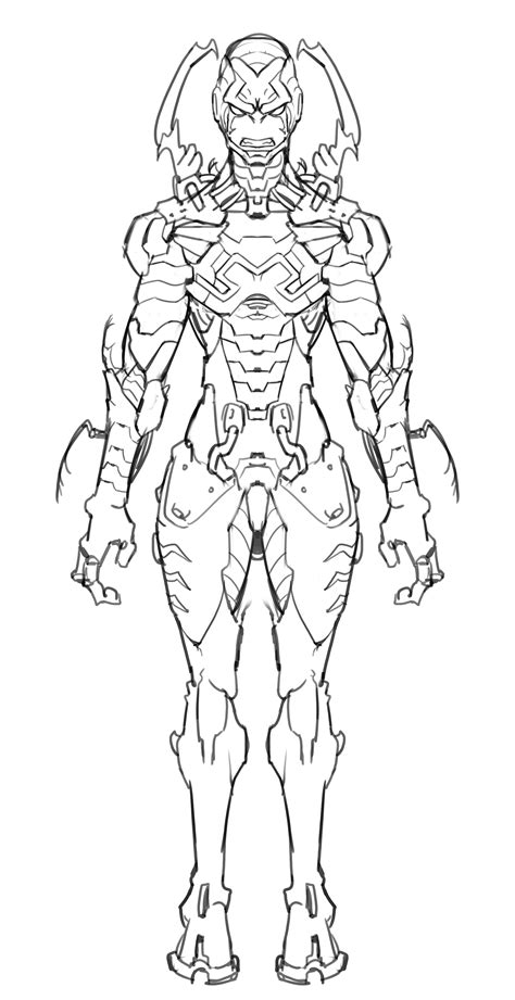 Blue Beetle Coloring Pages - Coloring Nation