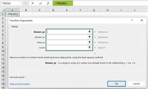 Image result for Trend Function Excel Multiple Variables
