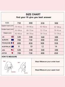 Women's Solid Color Contrast Lace Comfort Bra, Lingerie | SHEIN USA