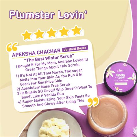 Buy Vanilla Vibes Sugar Body Scrub For Women – Plum