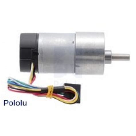 50:1 Metal Gearmotor 37Dx70L mm with 64 CPR Encoder at MG Super Labs India