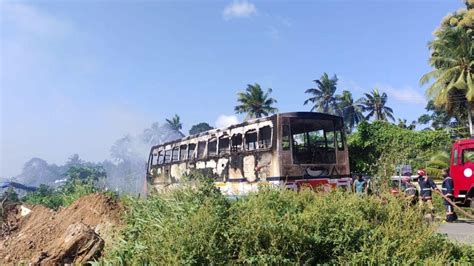 KSRTC bus fire: ഓടിക്കൊണ്ടിരുന്ന കെഎസ്ആര്‍ടിസി ബസിന് തീപിടിച്ചു - KSRTC ...