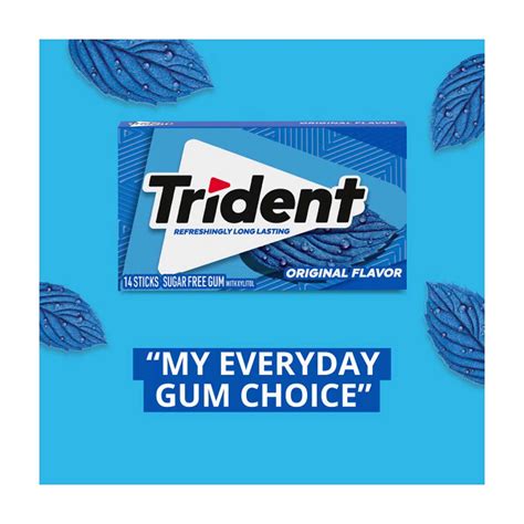 Buy Trident Original Sugar Free Gum, 28 Piece Pocket Pack from Dollar ...
