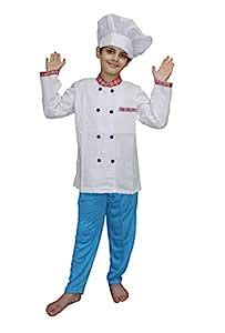 Buy Kaku Fancy Dresses Polyester Our Community Helper Chef Costume ...