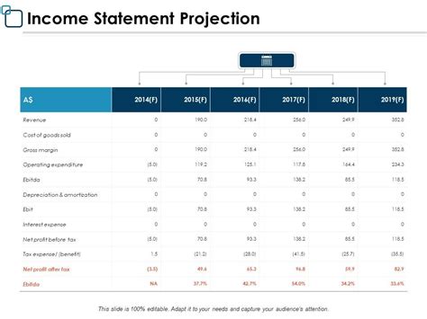 Image result for Income Statement Projection