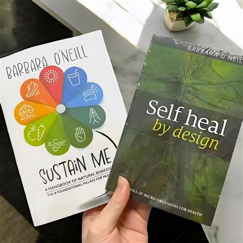 Barbara O'neill Health Books Sustain Me and Self Heal by Design Natural ...
