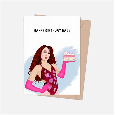 Chappell Roan Happy Birthday Babe Birthday Card – Urban General Store