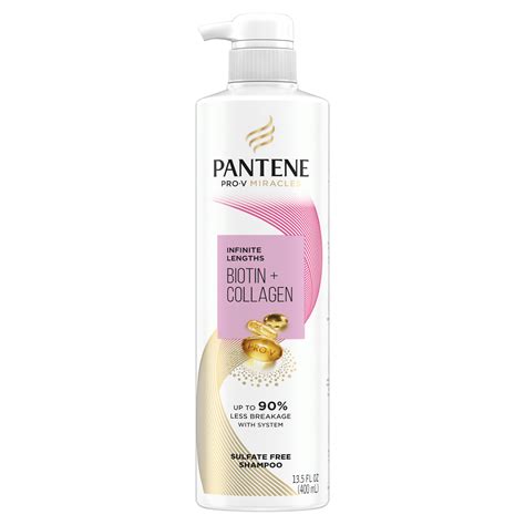 Pantene Pro-V Volume and Body Shampoo, All Hair Types, 10.4 fl oz ...