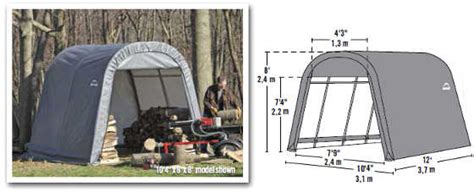 ShelterLogic 10X12 Round Style Shelter (8' tall) [77813/77814]