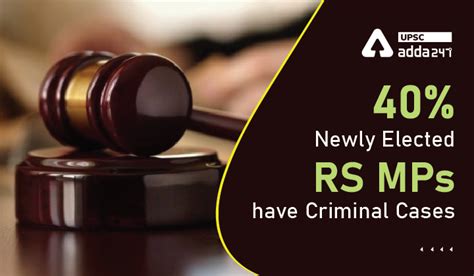 Criminal cases in Parliament: 40% Newly Elected RS MPs have Criminal Cases