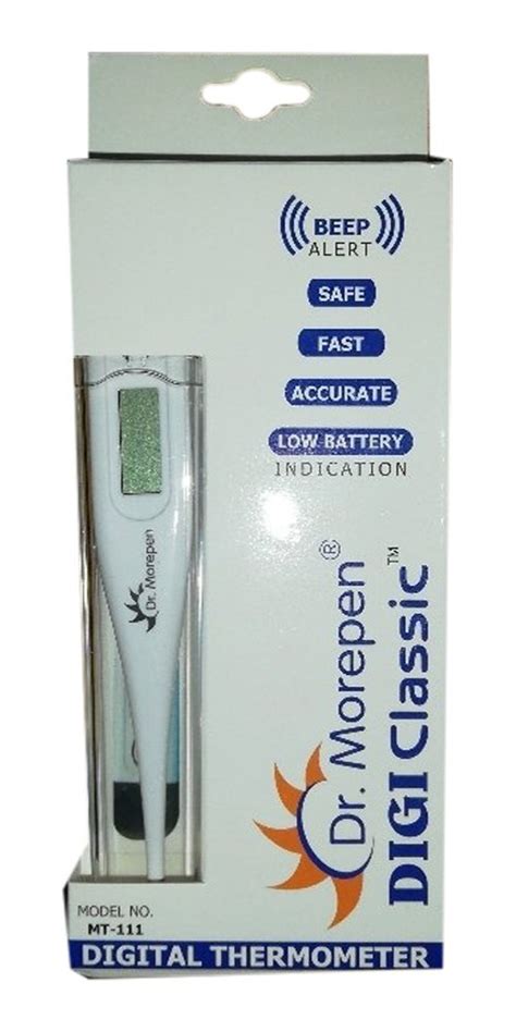 Dr.Morepen Digital Thermometer Hard Tip (MT111) - Medical Help Desk