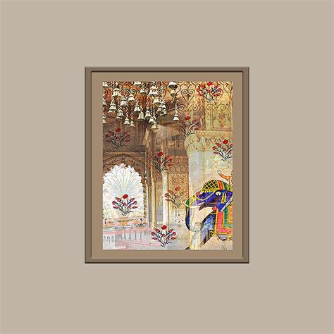 Wall Art Cluster Canvas Indian Etnic - 24" X 48" – Zeba World
