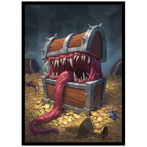 Treasure Chest Mimic - 100 Matte TCG Card Sleeves (FN53S) - Fantasy ...