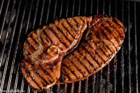 Grilled Ham Steak - Only 4 ingredients