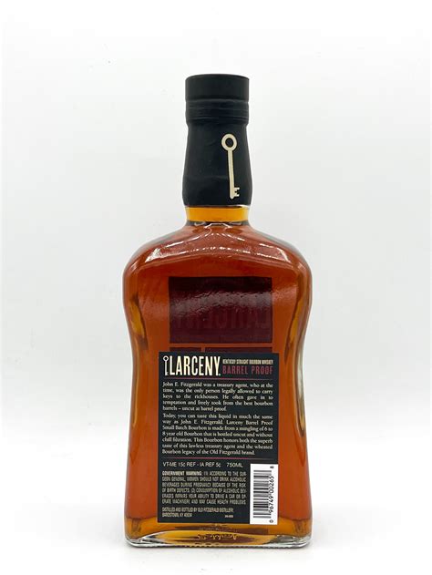 Larceny Bourbon Barrel Proof (Lot A123) - Free Range Wine & Spirits