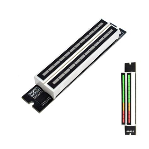 Buy AiHua Huang Mini Dual 12 Level Indicator VU Meter Stereo Amplifier ...