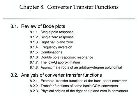 Ch8slides - okk - Chapter 8. Converter Transfer Functions 8. Review of ...
