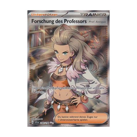 Forschung des Professors 240/198 Fullart Karmesin und Purpur Pokemon ...
