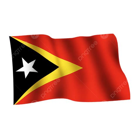 Timor Leste Waving A Flag On Transparent Background, Waving Flag, Flag ...