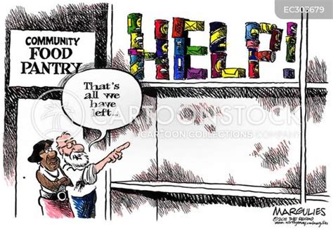 I've Out Food at the Food Bank Cartoon 的图像结果