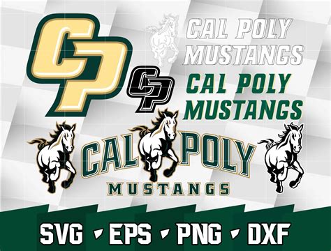 Bundle Logo Cal Poly Mustangs Svg, Trending Svg Instant Download ...