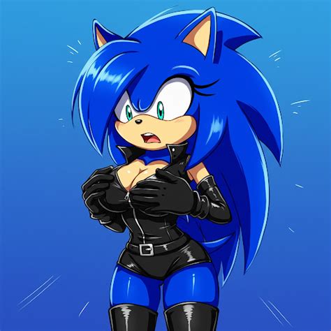 Fem Sonic In Shock 2 by Flyersmaster1226 on DeviantArt