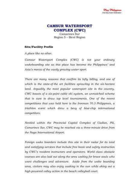 Image result for CWC CamSur