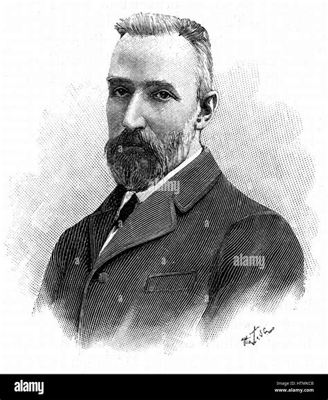 Pierre Curie (1859-1906), französischer Chemiker. Nobelpreis für Physik ...