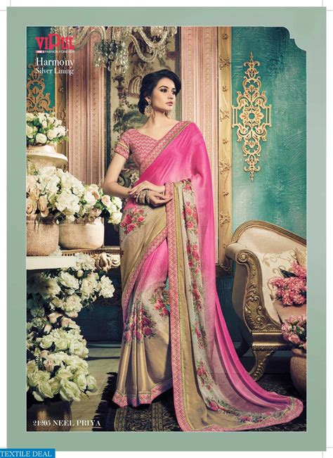 Vipul 21205 Series Wholesale printed Ethnic Saree - textiledeal.in