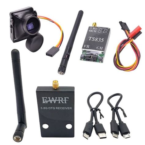 FPV Camera kit with UVC 5.8G OTG Phone FPV Receiver, TS835 FPV ...