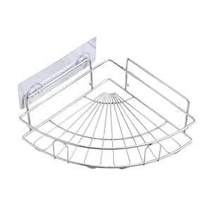 Sulfar Bathroom Organiser Without Drill Bathroom Corner Shelf Adhesive ...