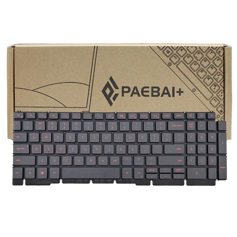 PAEBAI+ Replacement Laptop Keyboard Backlit Compatible with Dell G15 ...