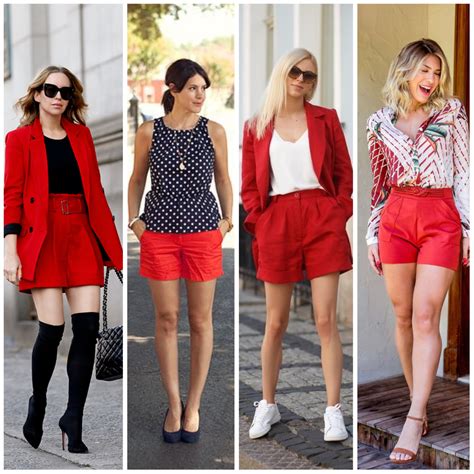 Como combinar un short rojo 2024 - Outfits mujer - Muy Trendy