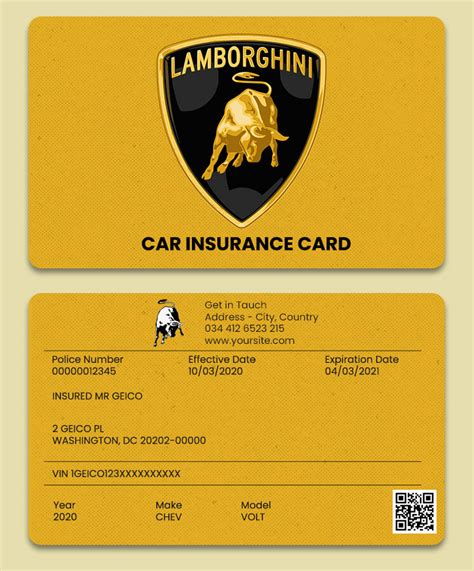 Image result for Car Insurance Card