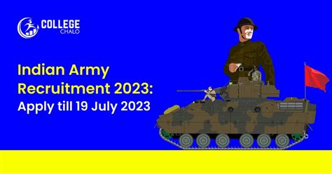 Indian Army Recruitment 2023: Apply till 19 July 2023