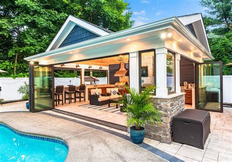 ROAM Architecture:New Pool Cabana: | Pool house designs, Backyard pool ...