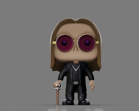 STL file Ozzy Osbourne Funko Pop・3D printer model to download・Cults